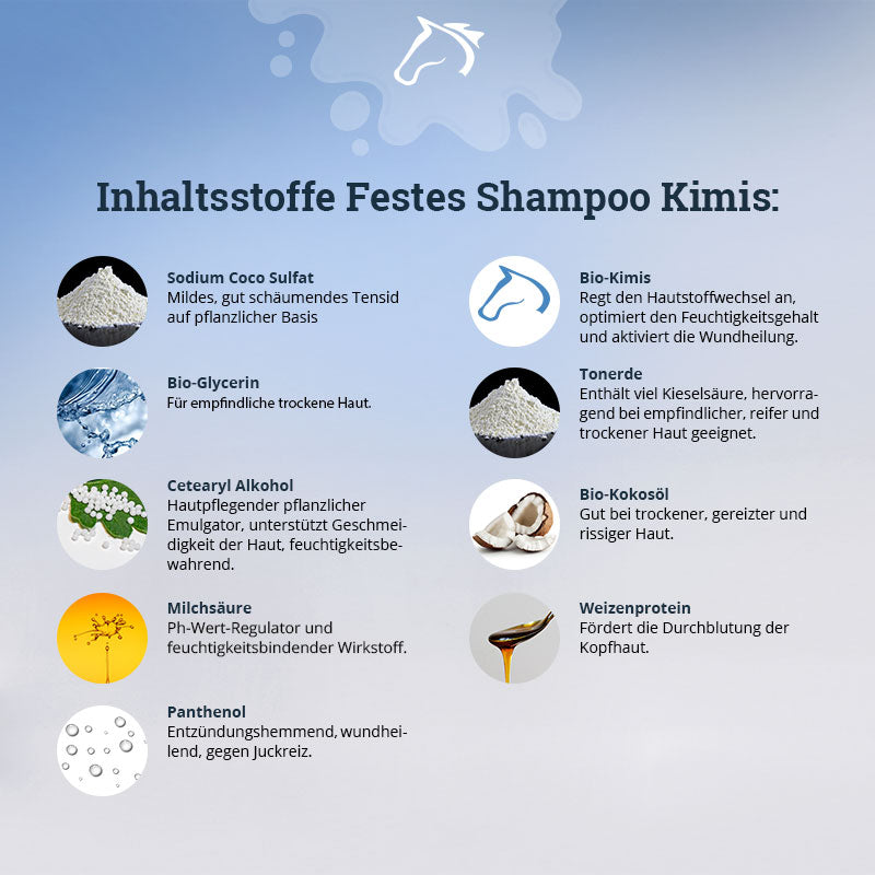 Festes Duschshampoo mit Kimis neutral