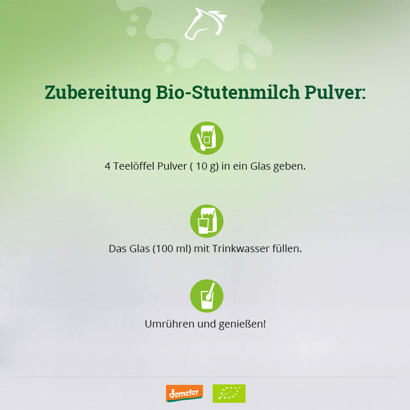 Bio-Stutenmilch Pulver